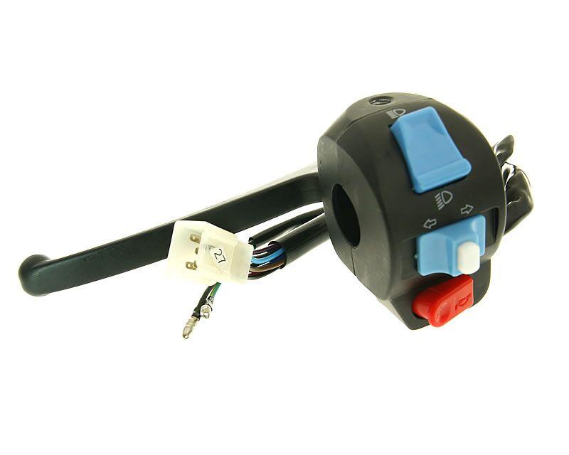 BT13955 - 101 Octane Switch Assembly with Brake Lever For Sachs 49ER 50 2006-2008 Left - Black
