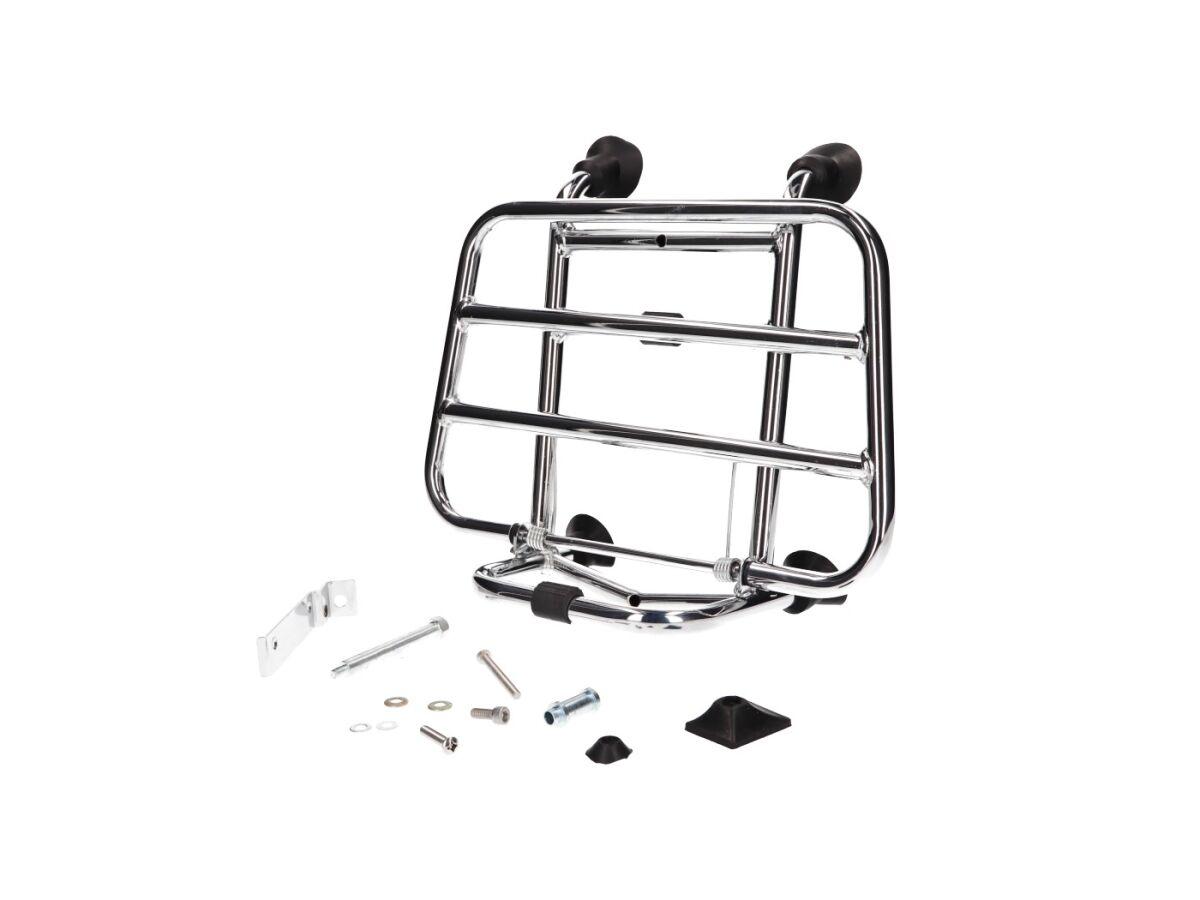 101 Octane Chrome Ip35475 - Front Luggage Rack For Vespa Elettrica 2018-2022