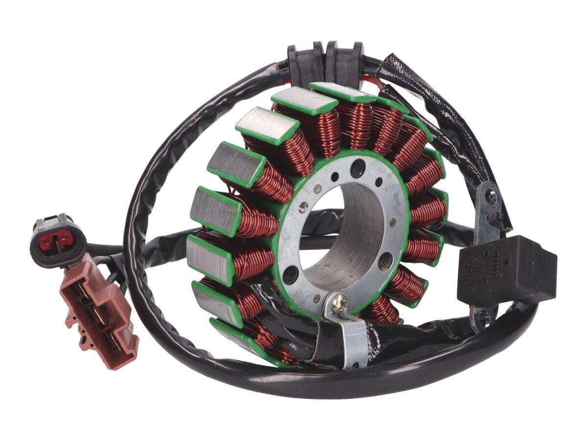 101 Octane Ip39262 - Alternator Stator For Piaggio Beverly 400 I.e. 2008-2009