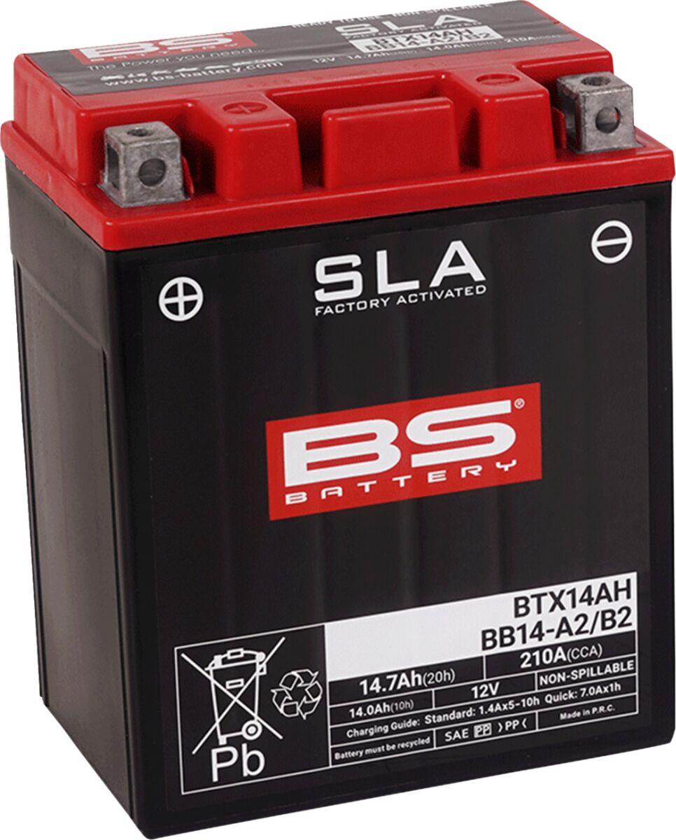 Bs Battery Black 300758 - Sla Agm Battery For Arctic Cat Textron 366 4X4