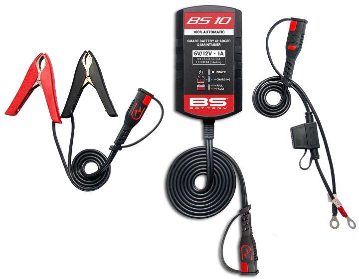 Bs Battery Black/Red 700570 - Bs10 6V/12V-1A Battery Charger With Uk Plug