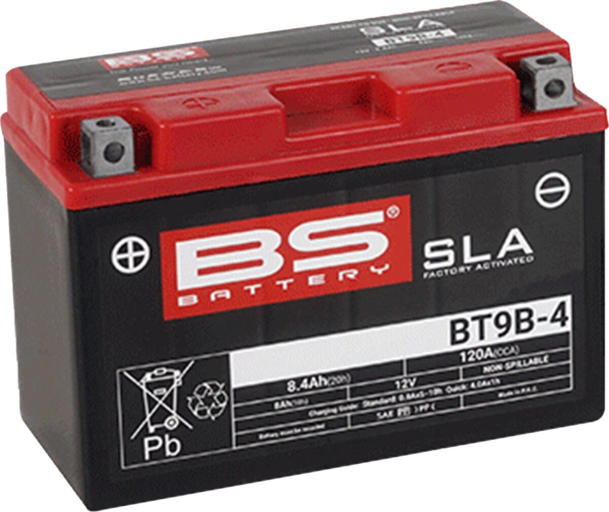 300642 - BS Battery SLA AGM Battery For MBK Evolis 125 2014-2016 - Black