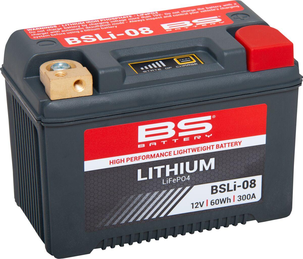 Bs Battery Black 360108 - Lithium Lifepo4 Battery For Buell 1125 Cr 2008-2009