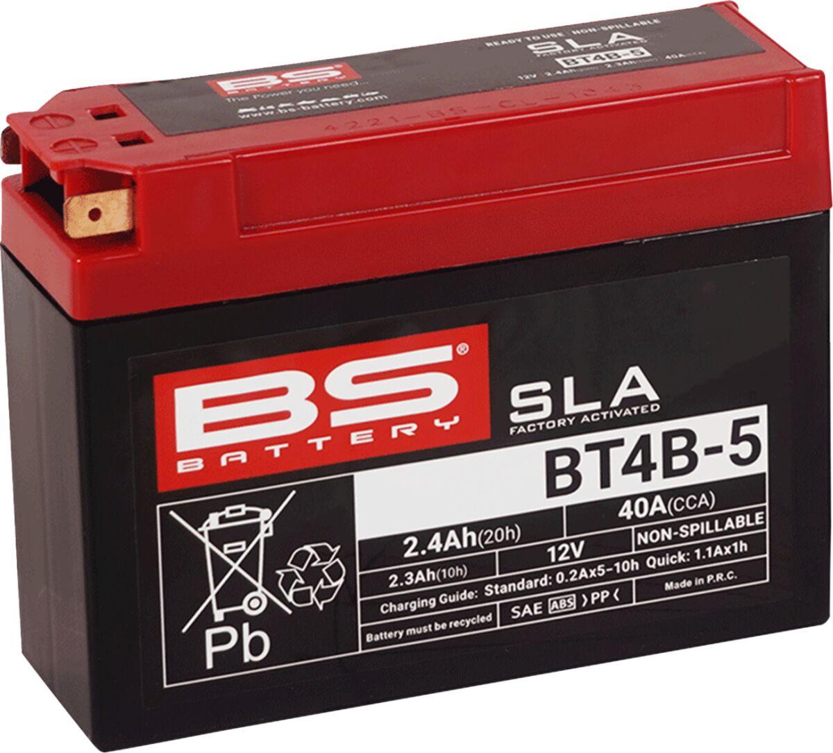 Bs Battery Black 300756 - Sla Agm Battery For Suzuki Drz70 2008-2019