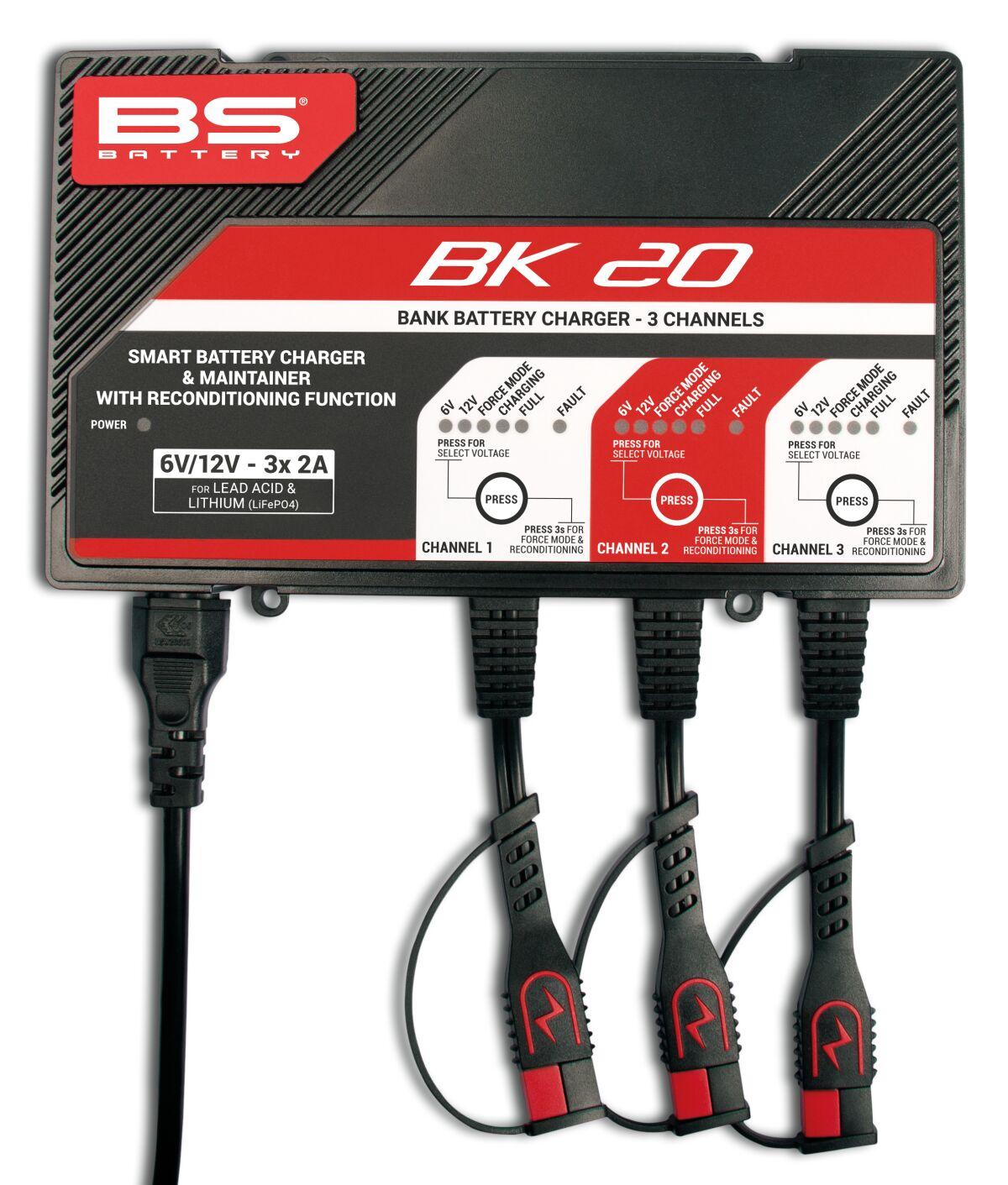 700547 - BS Battery Smart Bank Battery Charger & Maintainer With Reconditioning Function