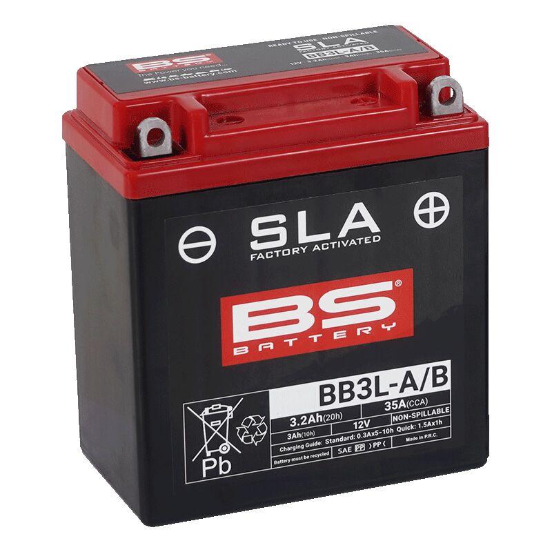 300842 - BS Battery Maintenance-Free Battery For Honda CRM50 1992-1996 - Black