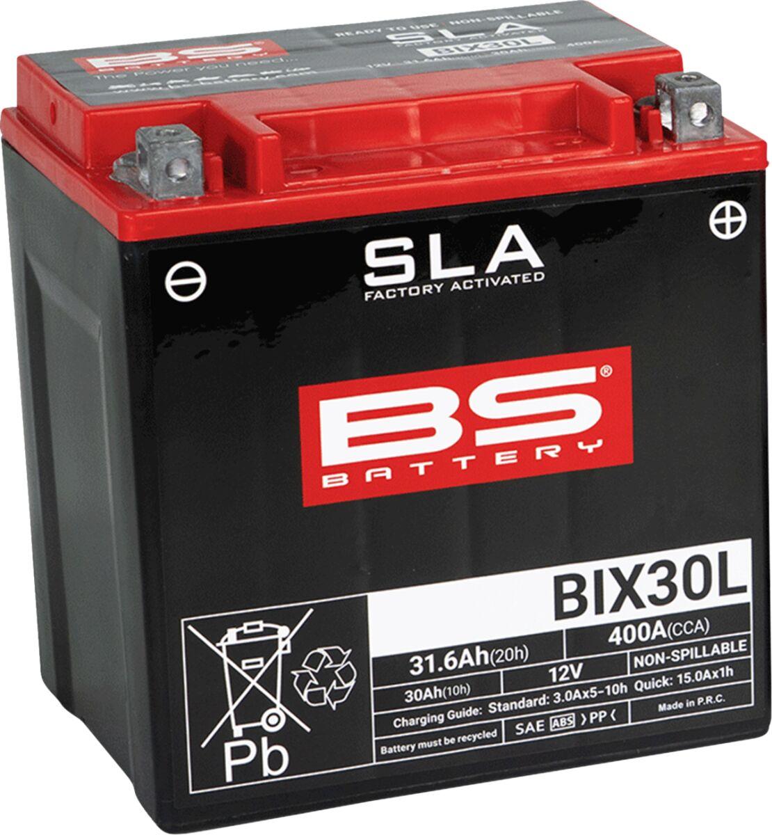 Bs Battery Black 300631 - Sla Agm Battery For Laverda 1200 1978-1979