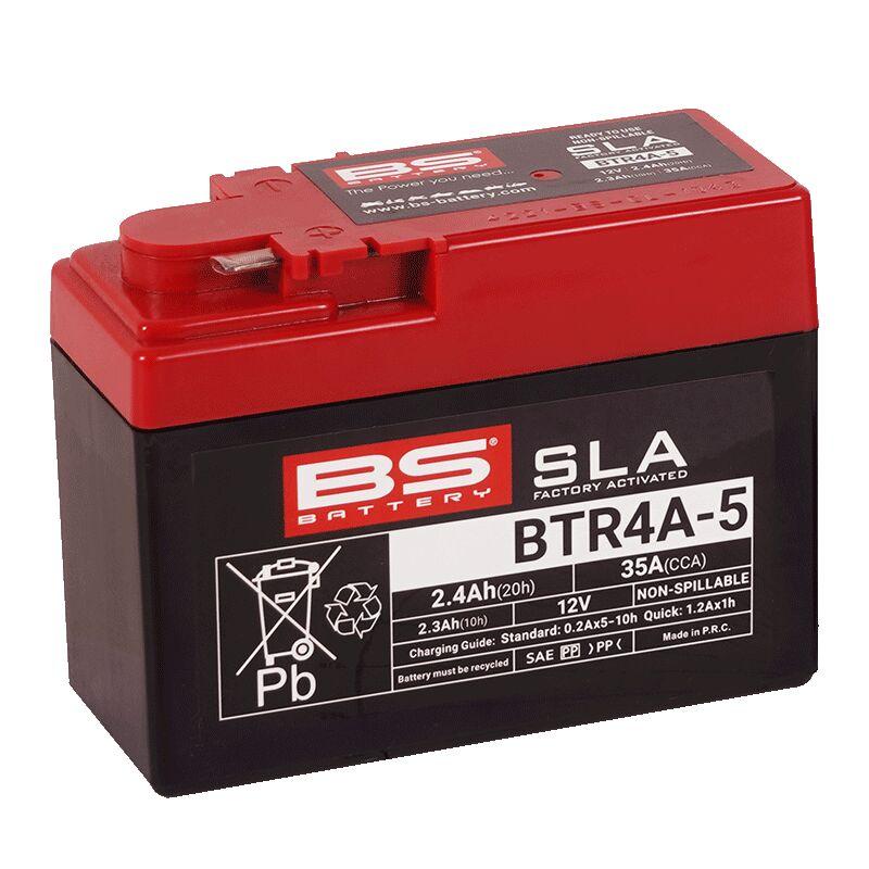 300667 - BS Battery Maintenance-Free Battery For Honda SFX 50 1996-2000 - Black