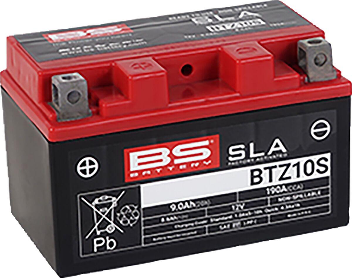 300636-1 - BS Battery SLA AGM Battery For Husqvarna 701 Enduro 2016-2024 - Black