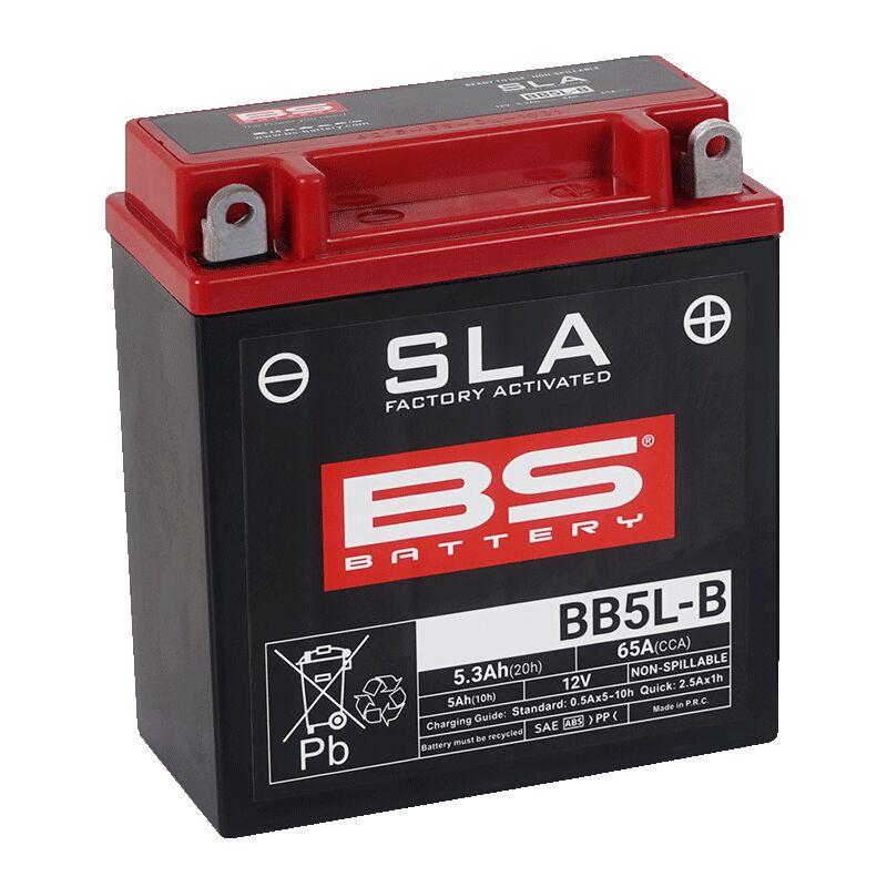 300671 - BS Battery SLA AGM Battery For Royal Enfield BULLET 500 1999-2003 - Black