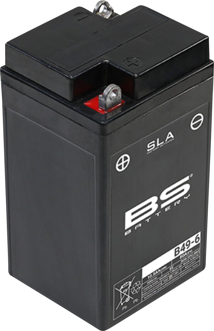 300918 - BS Battery SLA AGM Battery For Vespa GS 150 1955-1961 - Black