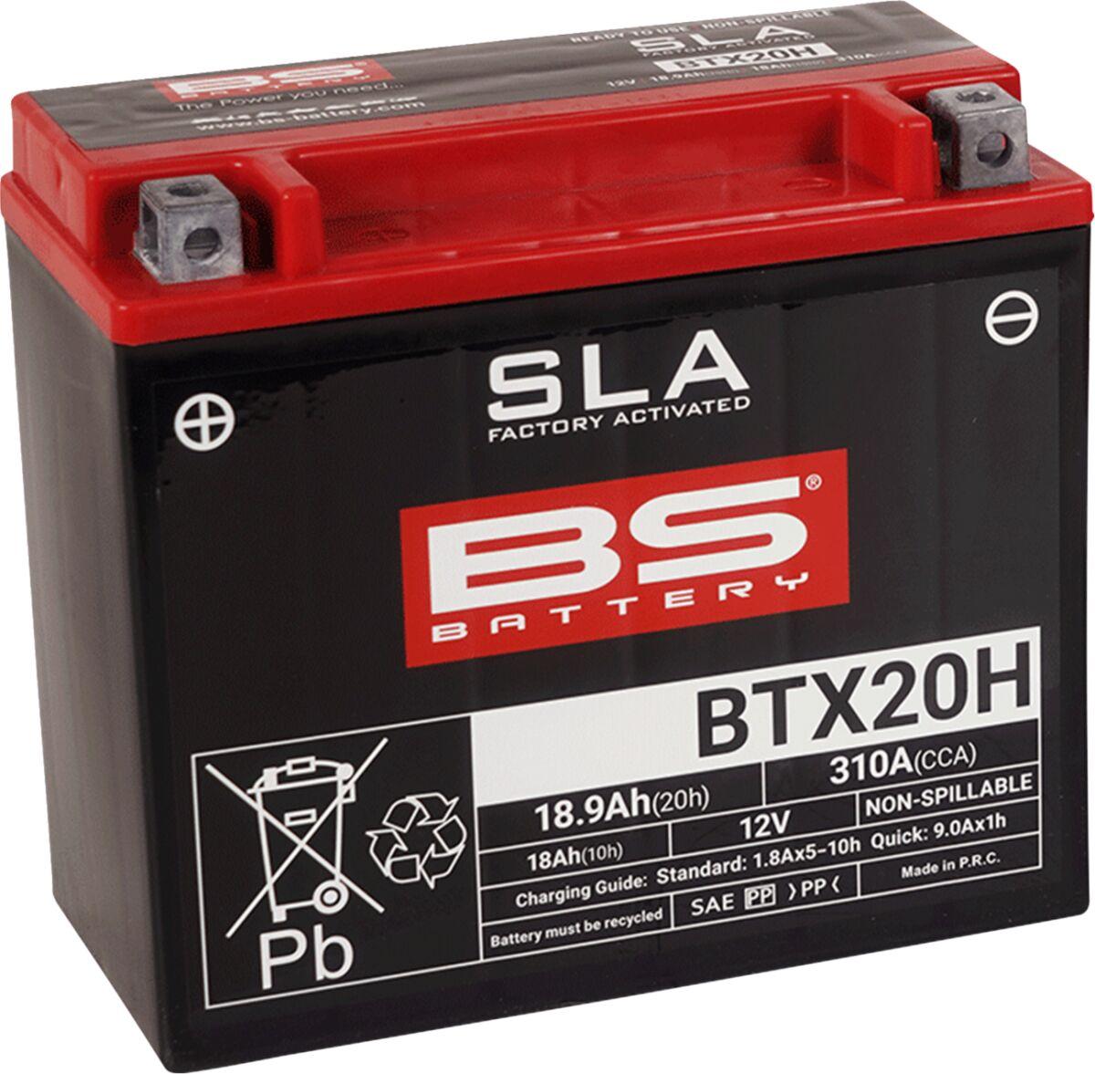 Bs Battery Black 300688 - Sla Agm Battery For Arctic Cat Textron 700 4X4