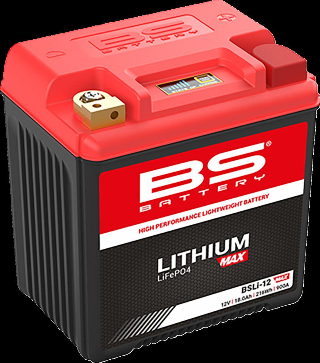 Bs Battery Black 360117 - Lithium Max Lifepo4 Battery For Laverda 1200 1978-1979