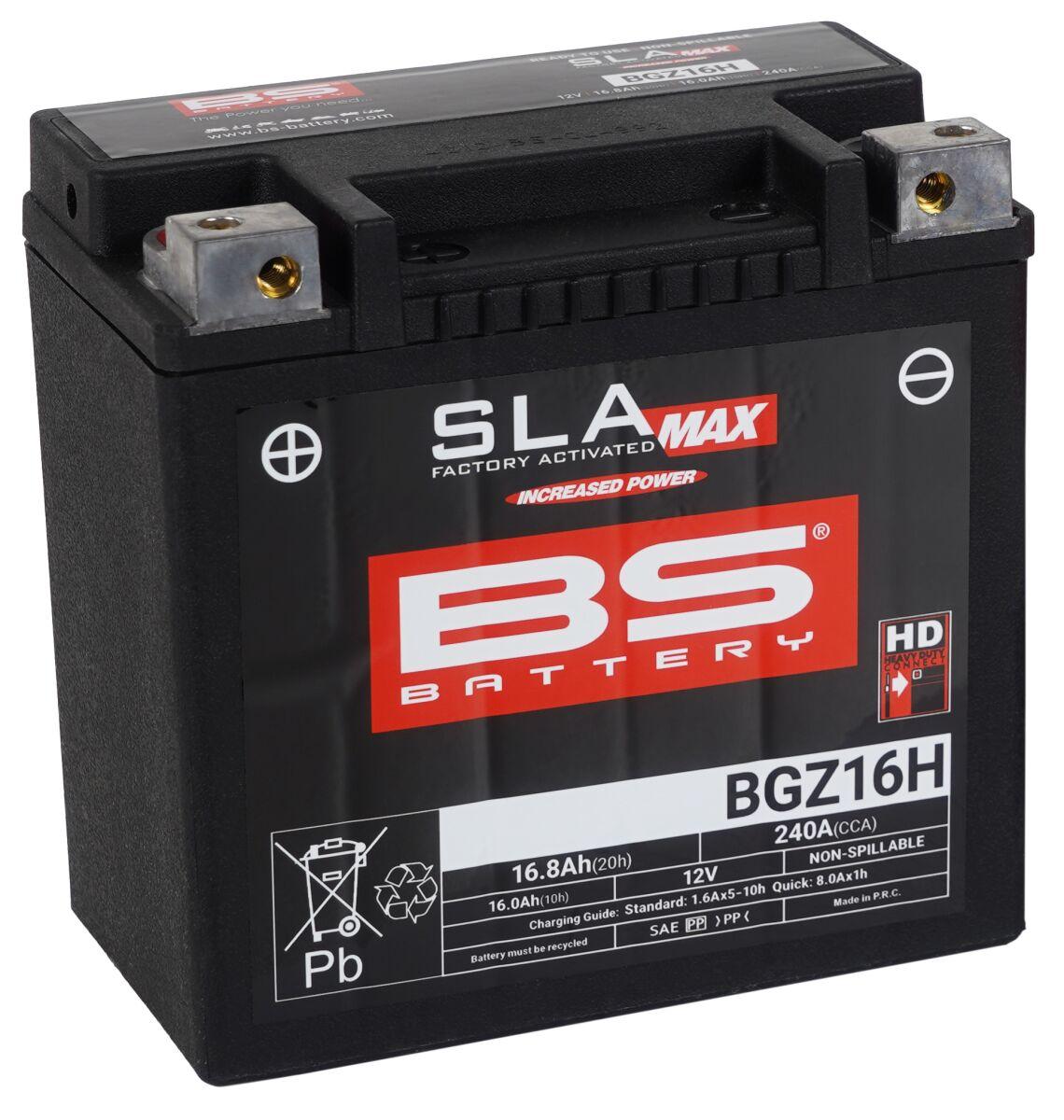 Bs Battery Black 300931 - Sla Max Agm Battery For Ducati 1098