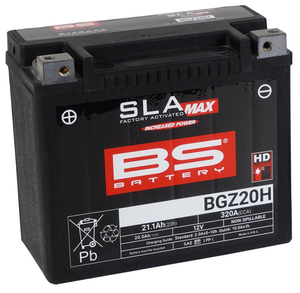 Bs Battery Black 300938 - Sla Max Agm Battery For Arctic Cat Textron 700 4X4