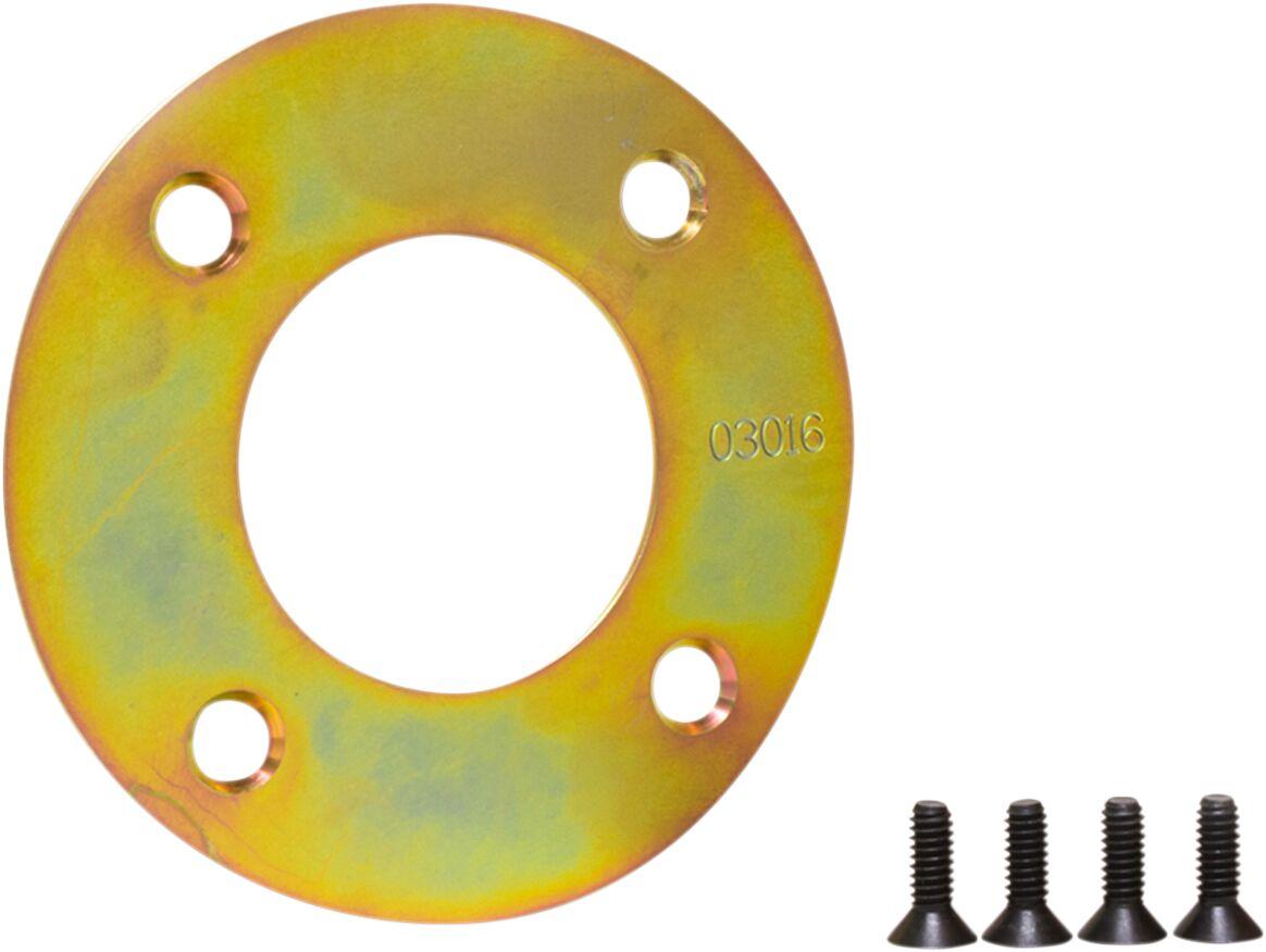 BP016 - Hinson Backing Plate Kit with Screws For Yamaha RD 400 1976-1979 - Brass