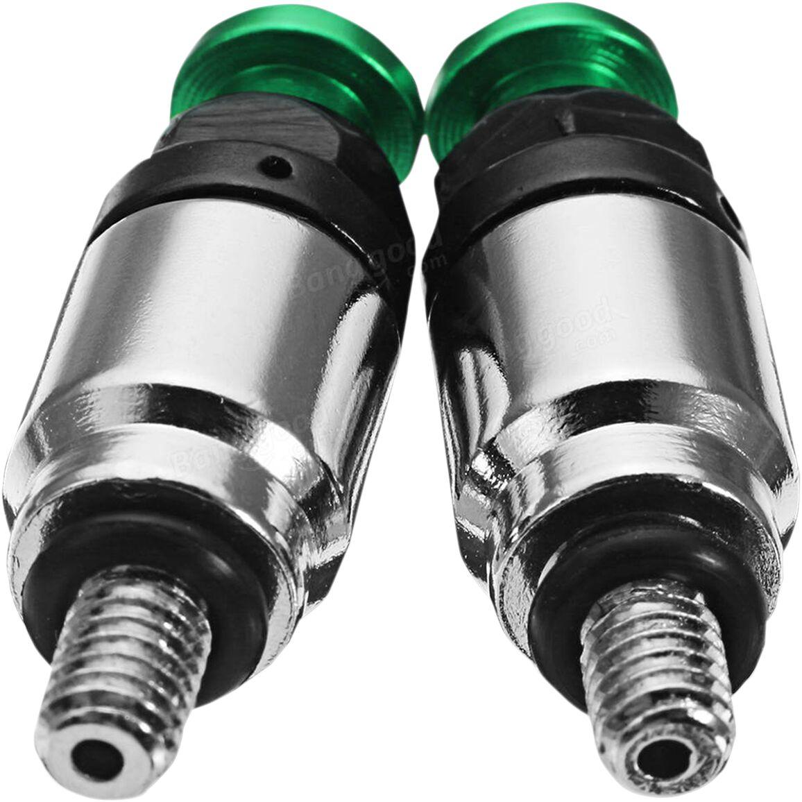 BVS-5MMGR - KSX Fork Air Bleeders For Showa/KYB Forks - Green/Silver