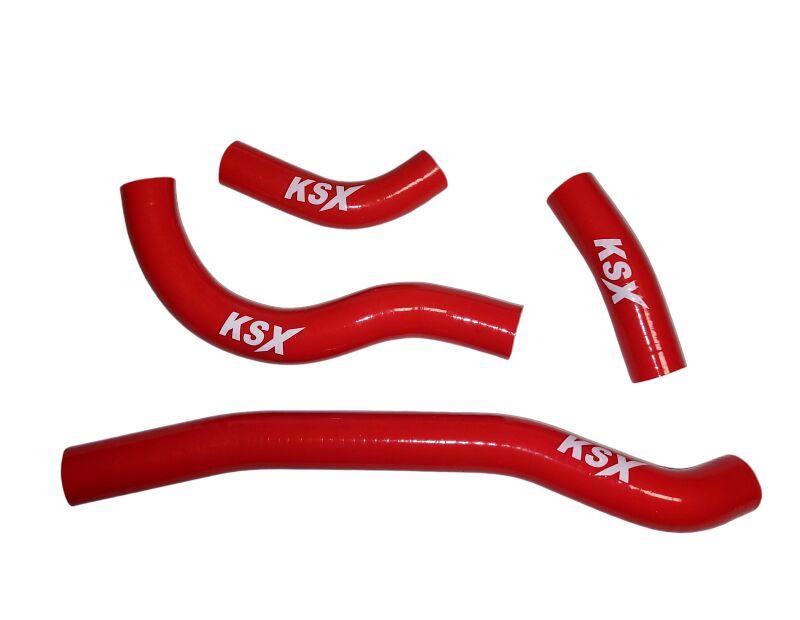 WM146R - KSX Radiator Hose Kit For Honda CRF250R 2022-2024 - Red