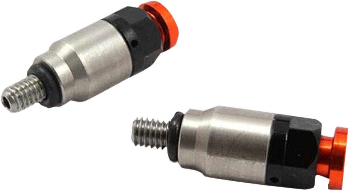 BVS-4MMOR - KSX Fork Air Bleeders For WP Forks - Orange/Silver