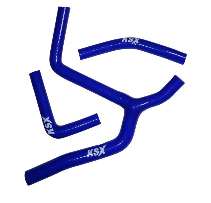 WM104B - KSX Radiator Hose Kit For Kawasaki KX250 2021-2024 - Blue