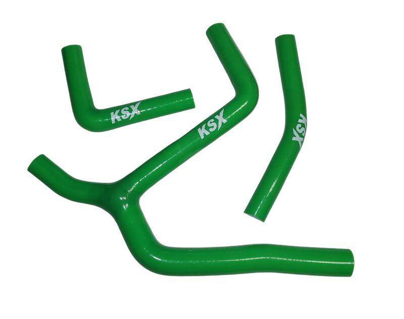 WM104G - KSX Radiator Hose Kit For Kawasaki KX250 2021-2024 - Green