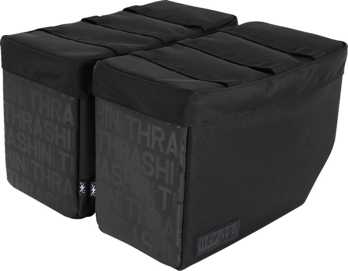 Thrashin Supply Co Black/Orange Tsb-0021 - Escape Saddlebags
