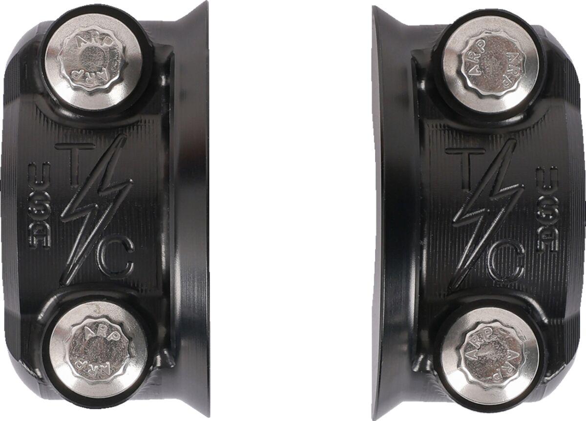 TSC-2803-1 - Thrashin Supply Co Speedway Perch Clamp Kit For Harley Davidson FLD 1690 2012-2013 - Black
