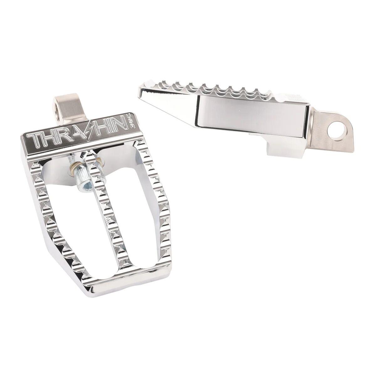 Thrashin Supply Co Chrome Tsc-2019-3-D - Militant Footpegs For Harley Davidson Fld 1690 2012-2013 Fits Front Or Rear