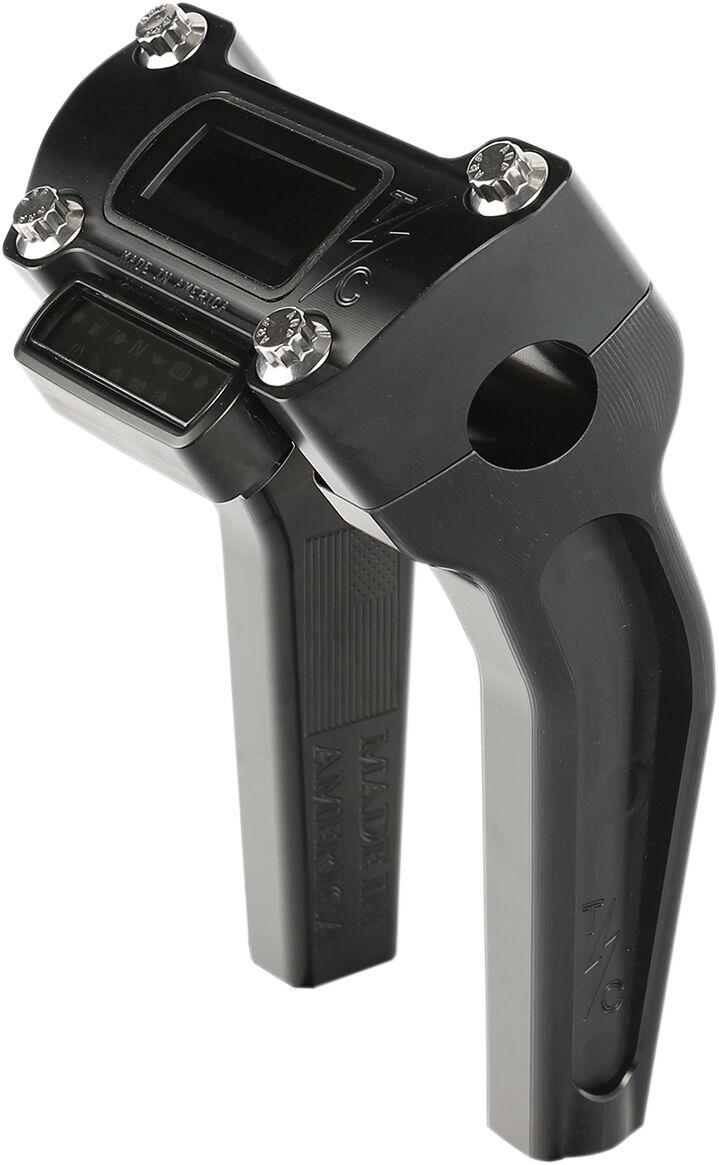 Thrashin Supply Co Black Tsc-6500-1 - Handlebar Riser For Harley Davidson Fxbb 1750 2018-2020 16.5 Cm (6-1/2")