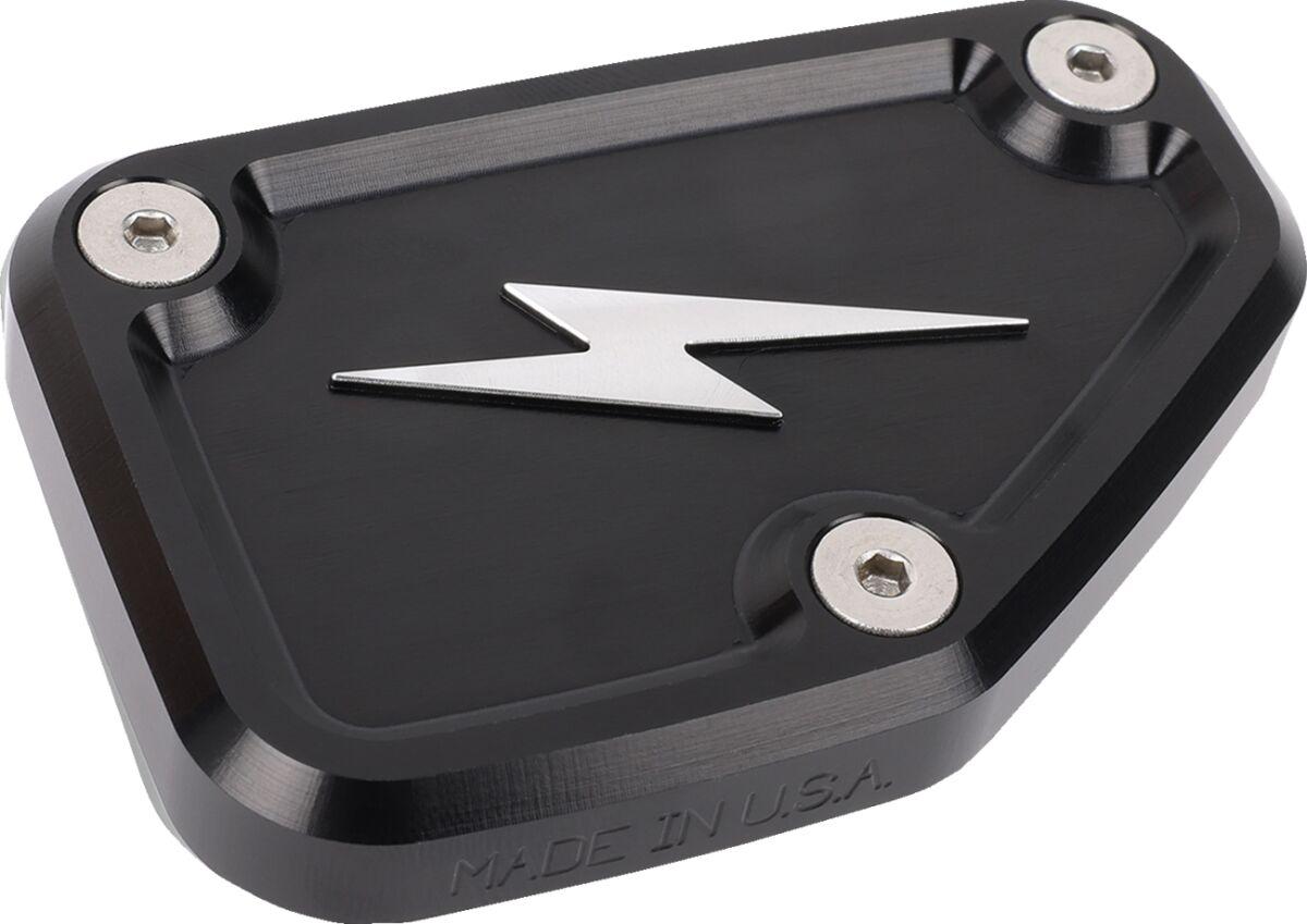 TSC-3178-4 - Thrashin Supply Co Master Cylinder Cover For Harley Davidson FLHX 1923 2024-2026 - Black/Silver