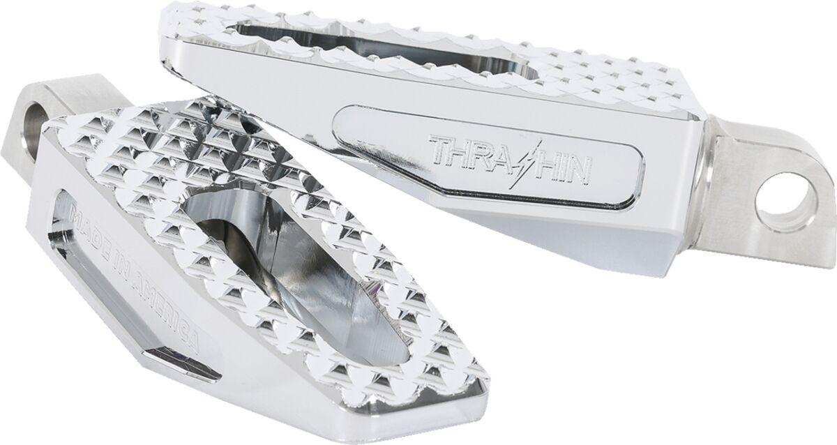Thrashin Supply Co Chrome Tsc-2021-3-D - P-54 Pegs For Harley Davidson E 1000 1936-1952 35 Mm (1-3/8") Fits Front Or Rear