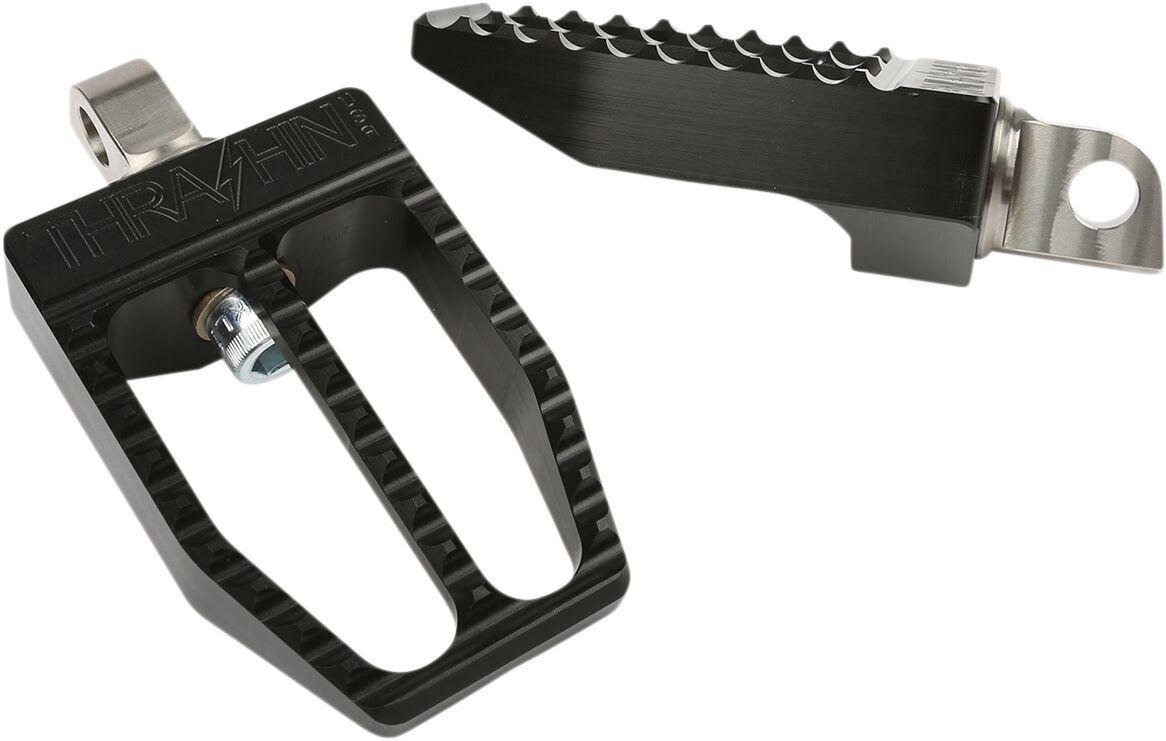 Thrashin Supply Co Anodized/Black Tsc-2019-1-D - Militant Footpegs For Harley Davidson Fld 1690 2012-2013 Fits Front Or Rear