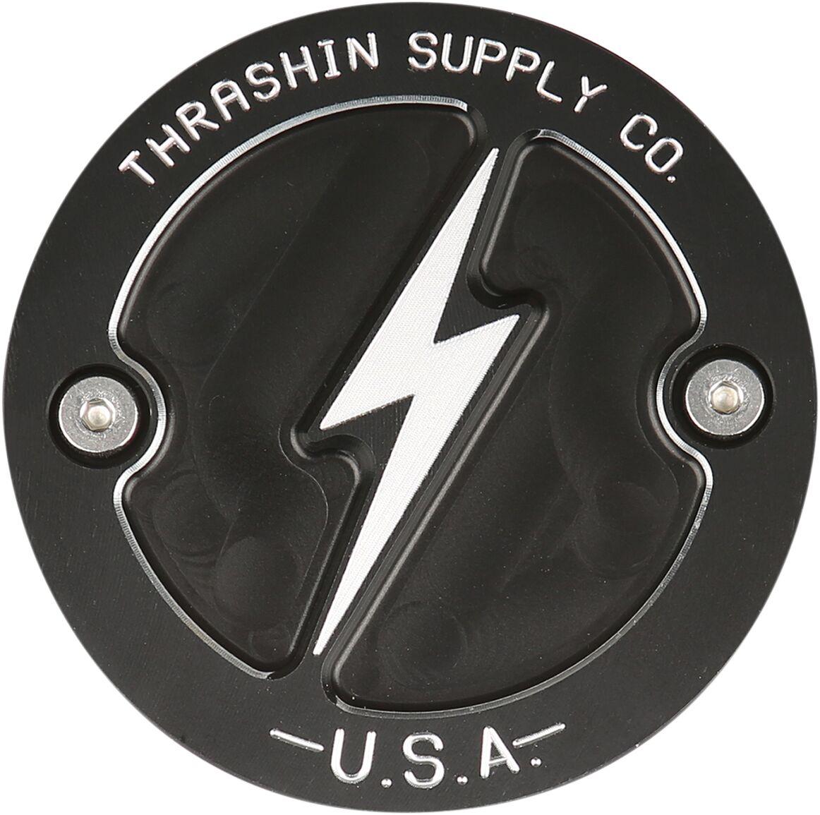 TSC-3027-4 - Thrashin Supply Co Points Cover For Harley Davidson FLDE 1750 2018-2020 - Black