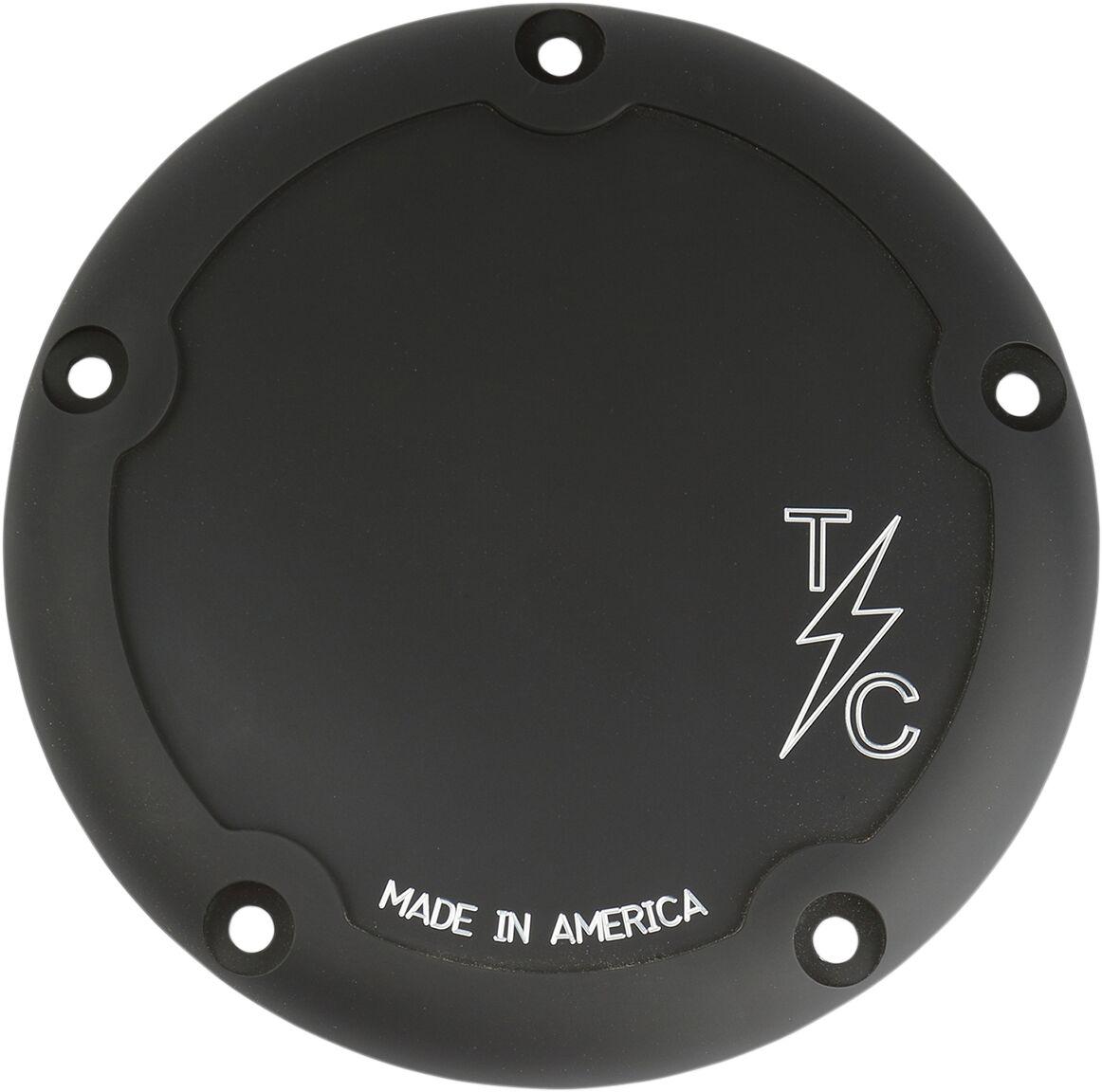 Thrashin Supply Co Black Tsc-3011-4 - Classic Derby Cover For Harley Davidson Fld 1690 2012-2013