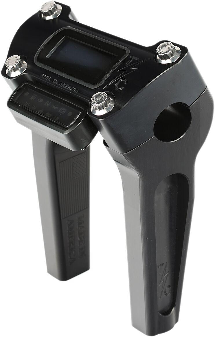 Thrashin Supply Co Black Tsc-6025-1 - Handlebar Riser For Harley Davidson Fxbb 1750 2018-2020 15 Cm (6")