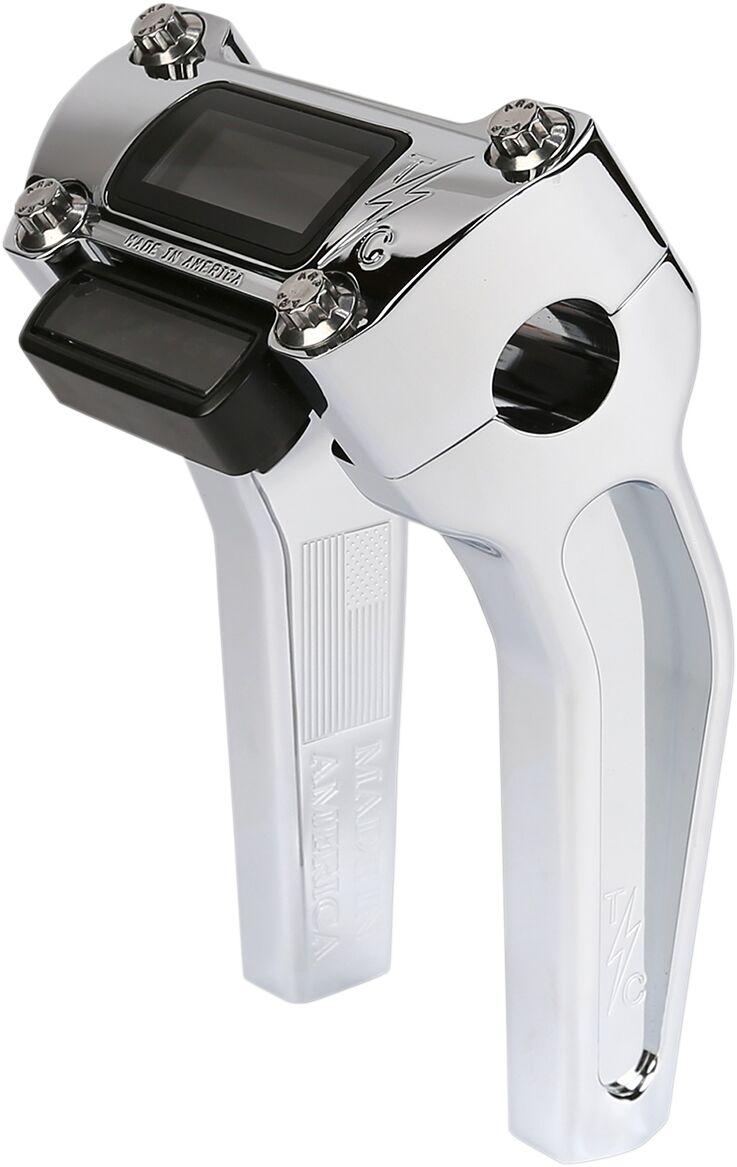 TSC-6500-3 - Thrashin Supply Co Handlebar Riser For Harley Davidson FXBB 1750 2018-2020 16.5 cm (6-1/2") - Chrome