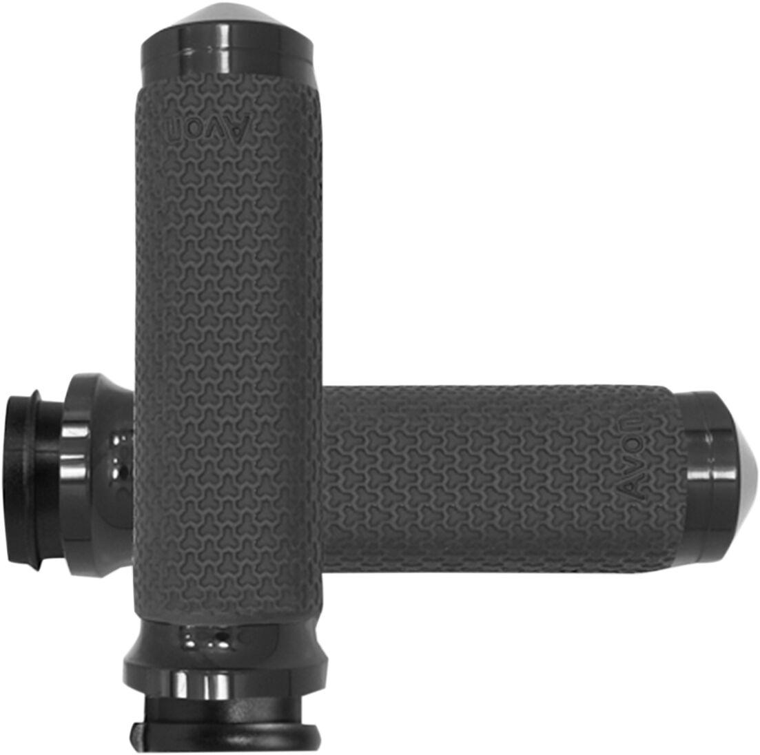 MF-63-ANO-FLY - Avon Grips Vibration Dampening Memory Foam Grips For Harley Davidson FLDE 1750 2018-2020 Small - Black