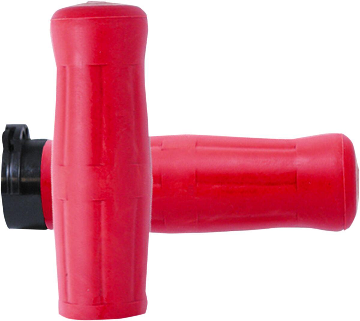 OLD-69-RED - Avon Grips Old School Rubber Grips For Harley Davidson FLD 1690 2012-2013 - Flat/Red