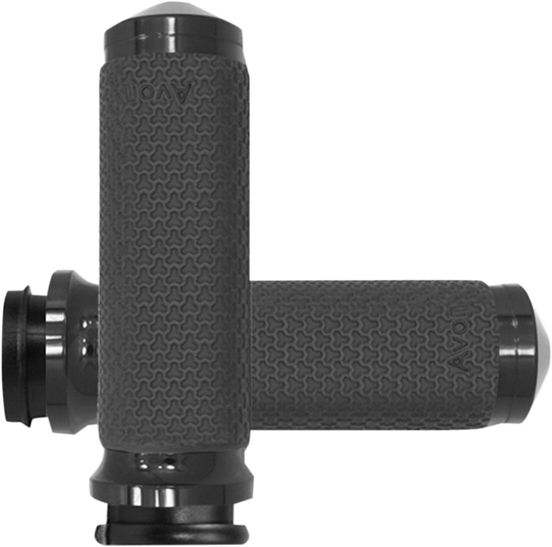 MF-63A-ANO-FLY - Avon Grips Vibration Dampening Memory Foam Grips For Harley Davidson FLDE 1750 2018-2020 Medium - Black
