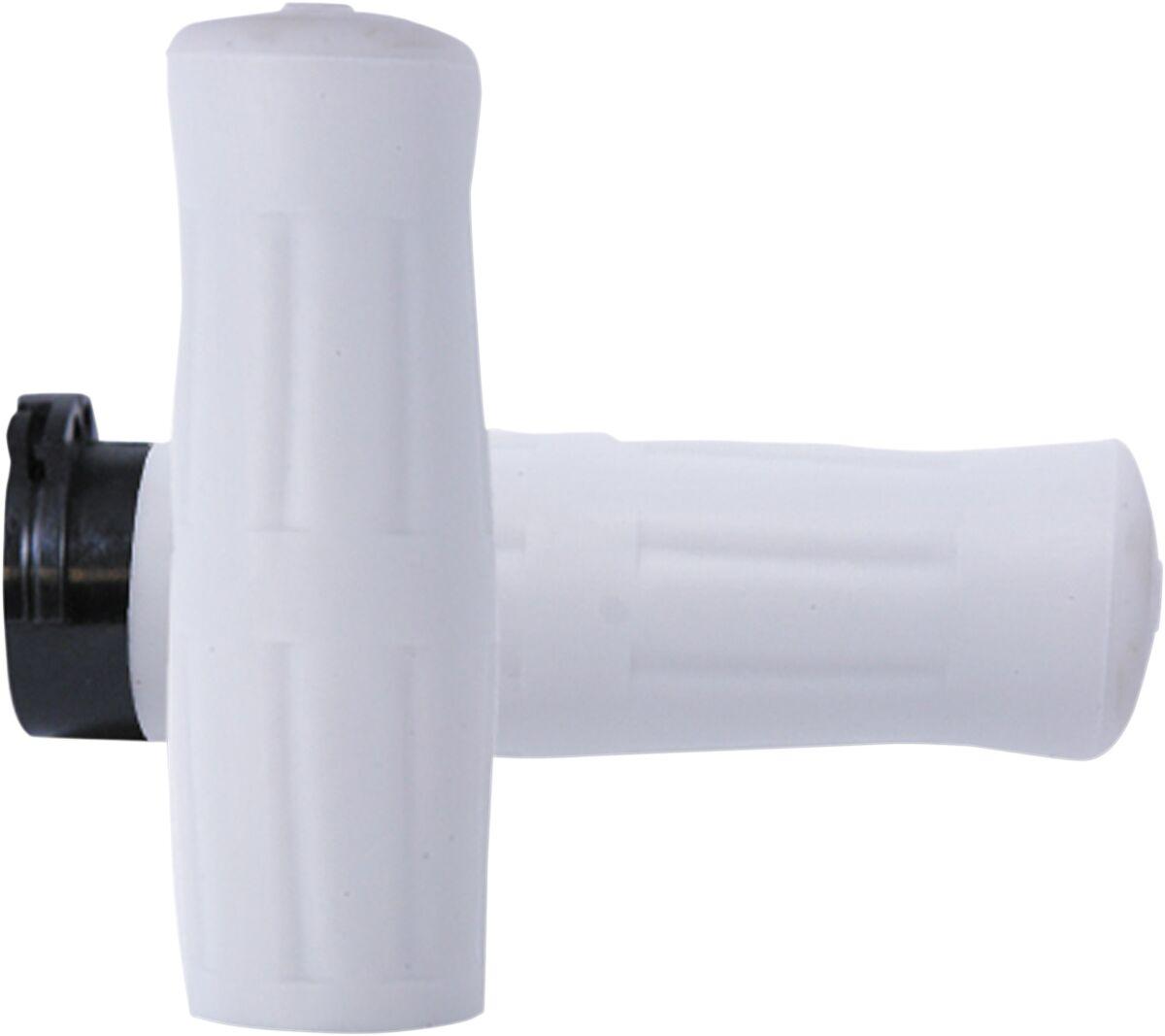 OLD-69-WHITE - Avon Grips Old School Rubber Grips For Harley Davidson FLD 1690 2012-2013 - Flat/White