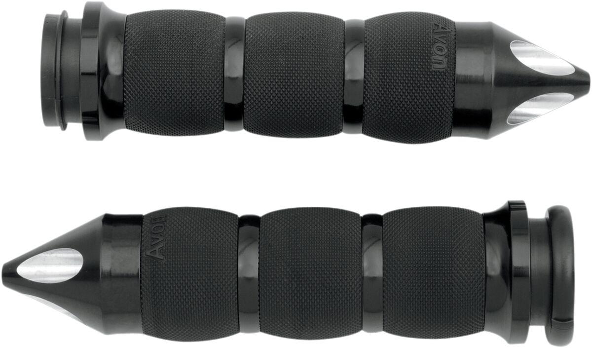AIR-90-AN-FL-SP - Avon Grips Spike Air Cushioned Grips For Harley Davidson FLDE 1750 2020 - Black