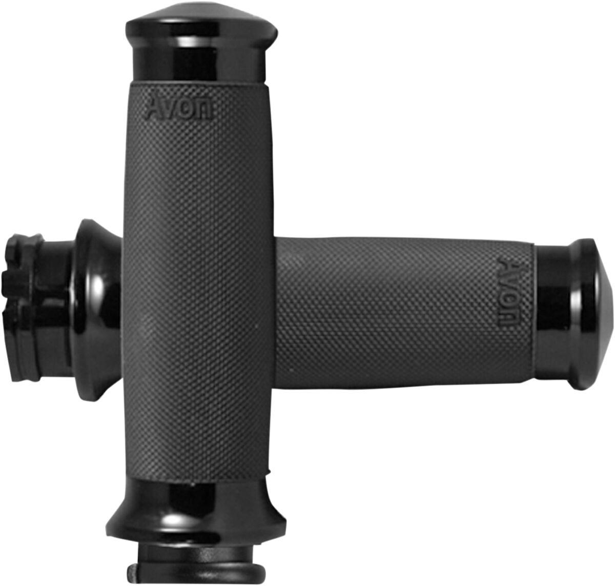 CC-86-ANO - Avon Grips Custom Contour Grips For Harley Davidson FLD 1690 2012-2013 - Black