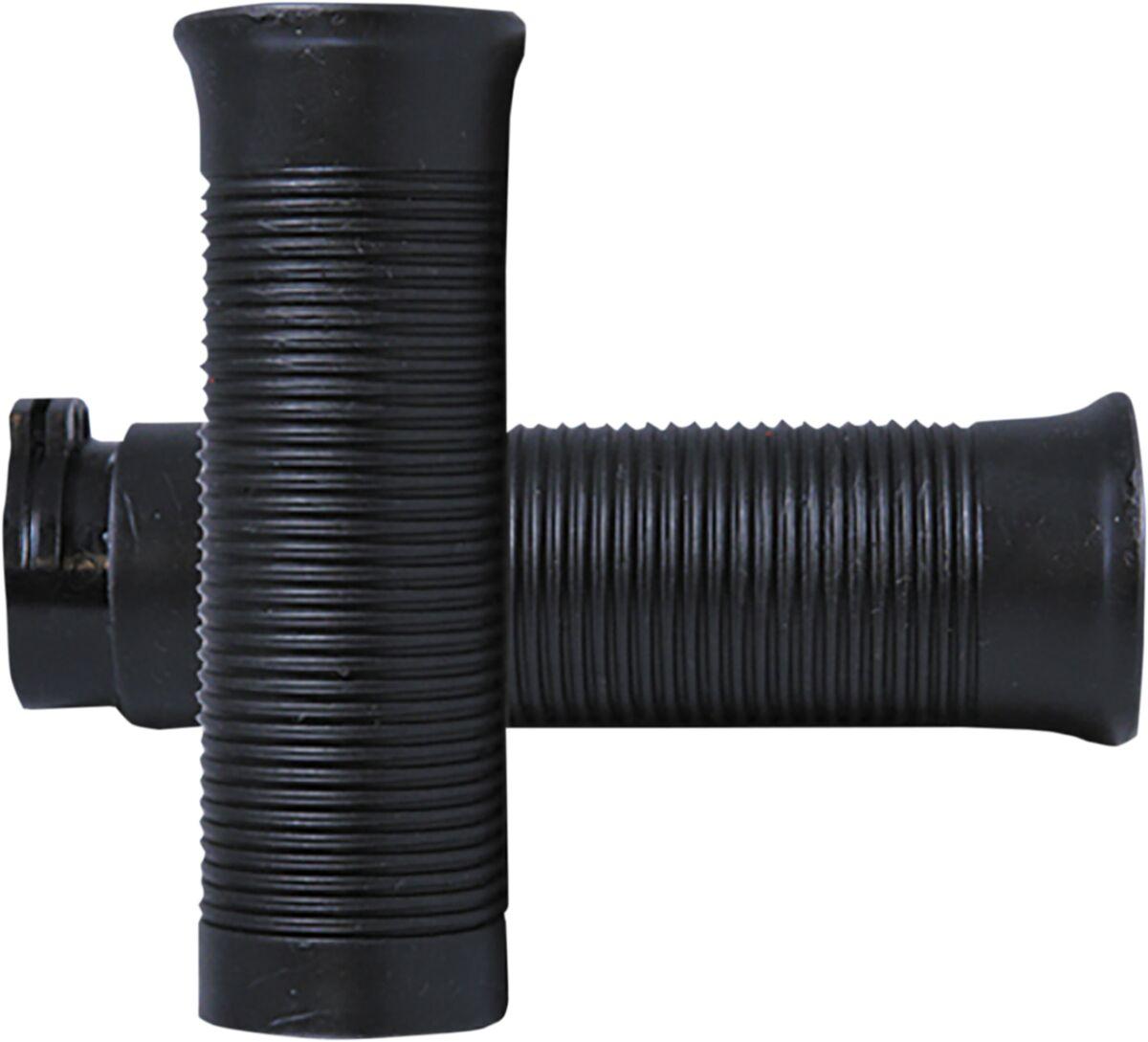 JAC-88 - Avon Grips Old School Rubber Grips For Harley Davidson FLD 1690 2012-2013 Closed End No Flange - Black