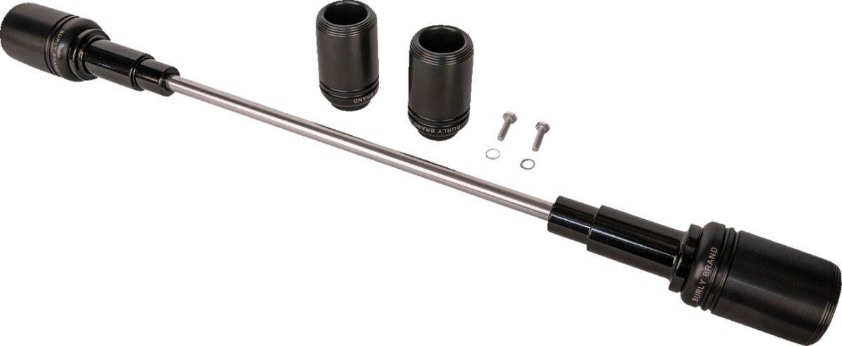 B10-3008B - Burly Axle Frame Sliders For Honda CMX 1100 2021-2024 Front & Rear - Black