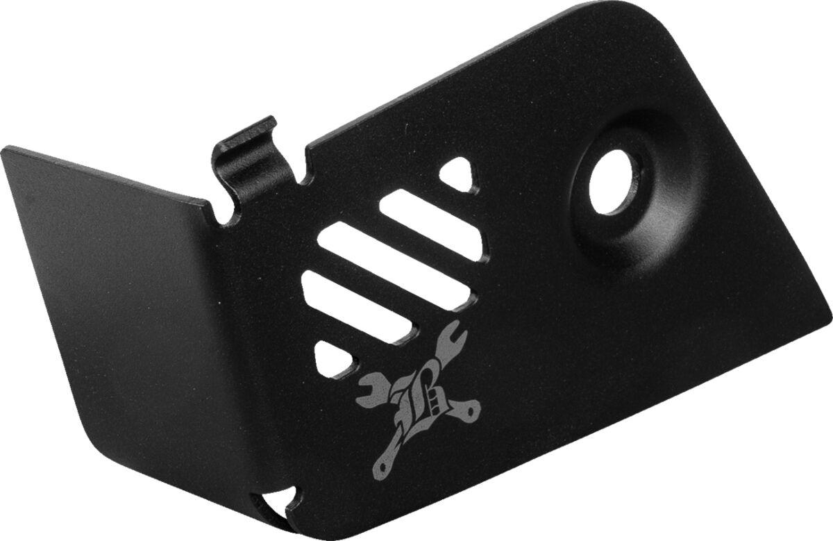 B10-3002B - Burly Slash Cut Brake Reservoir Cover For Honda CMX 1100 Rebel 2021-2024 Rear - Black