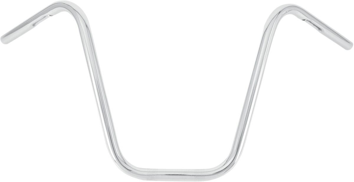 B28-338 - Burly 1" Narrow Bottom Ape Hanger Handlebar For Harley Davidson XL 1200 C 2007-2020 35.5 cm (14") - Chrome