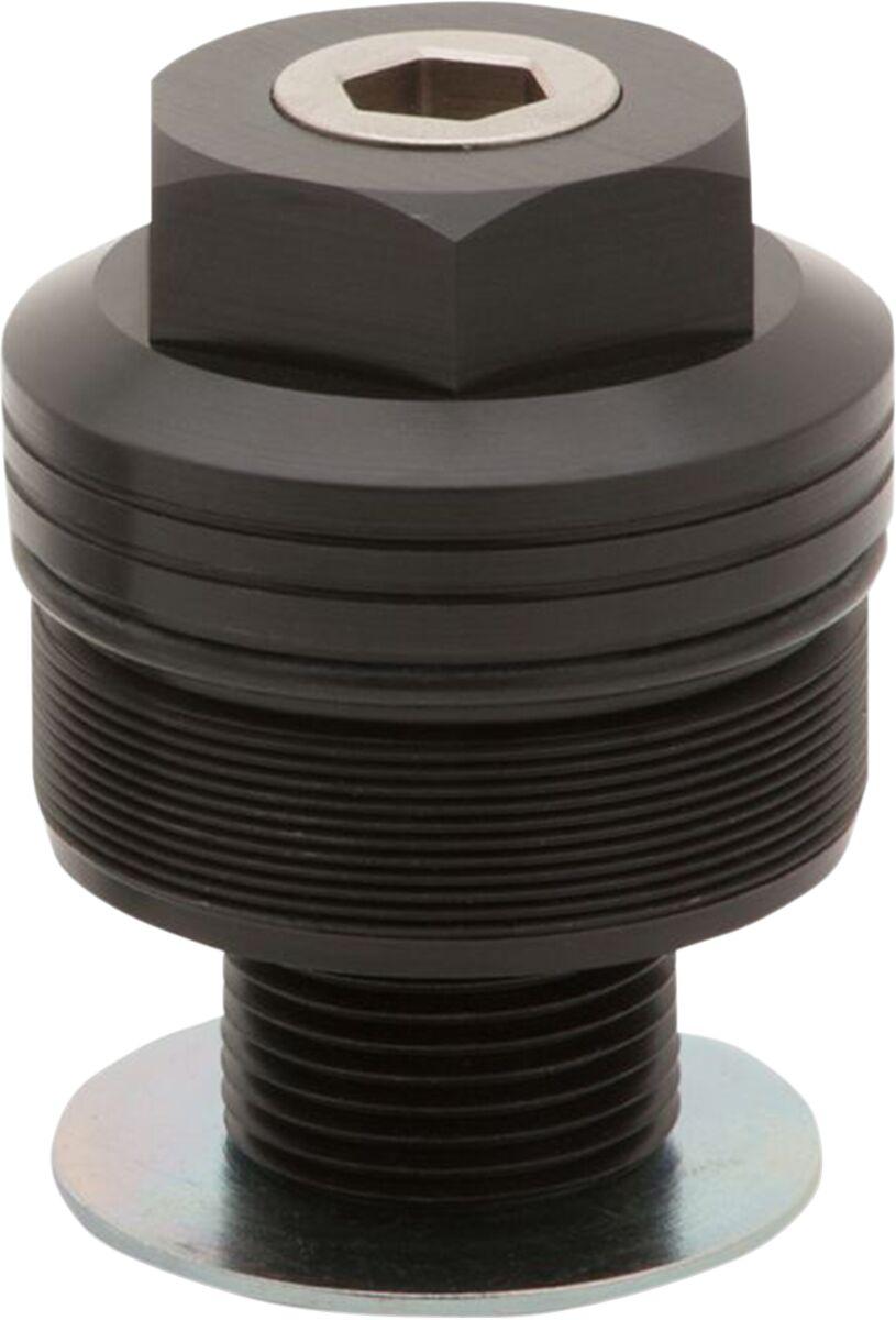 B28-3001B - Burly Fork Preload Adjusters For Harley Davidson FLDE 1750 2018-2020 - Black