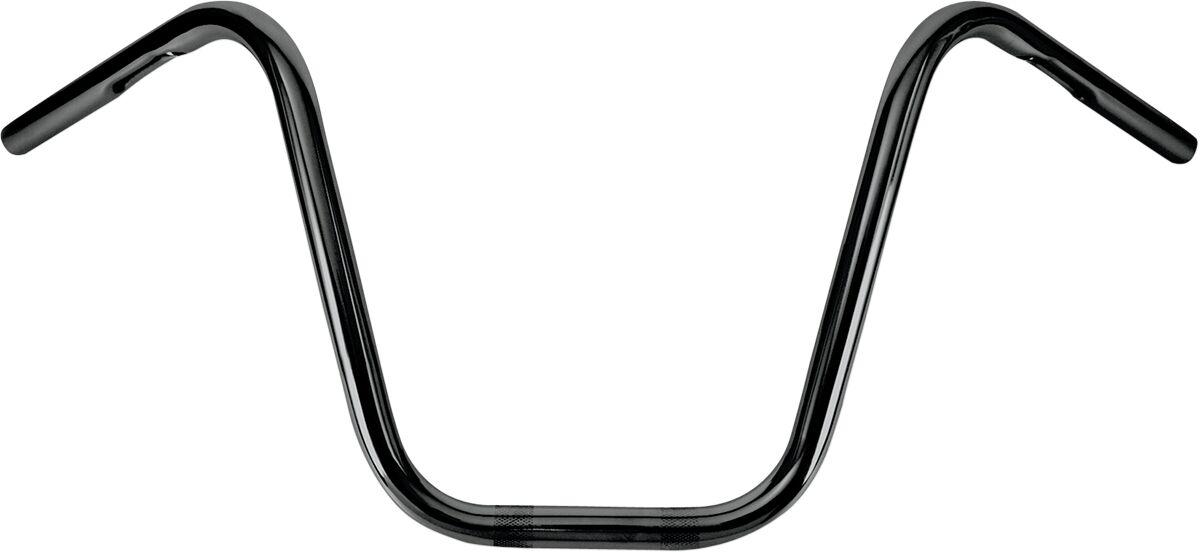 B28-348 - Burly 1" Narrow Bottom Ape Hanger Handlebar For Harley Davidson XL 1200 C 2016-2020 30.5 cm (12") - Black