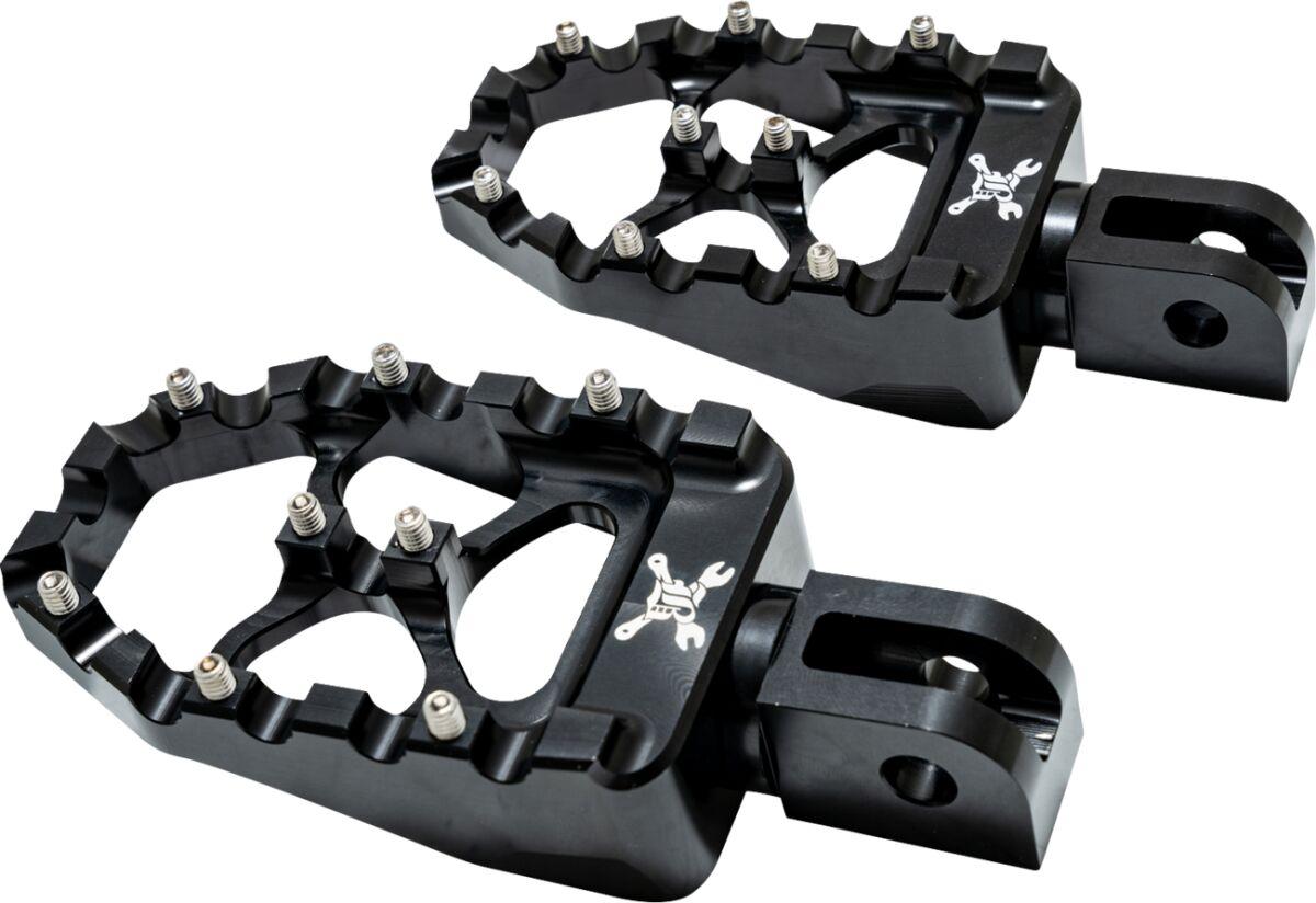 B13-1017B - Burly MX Evolution Pegs For Harley Davidson FLFB 1750 ABS 2018-2020 Black
