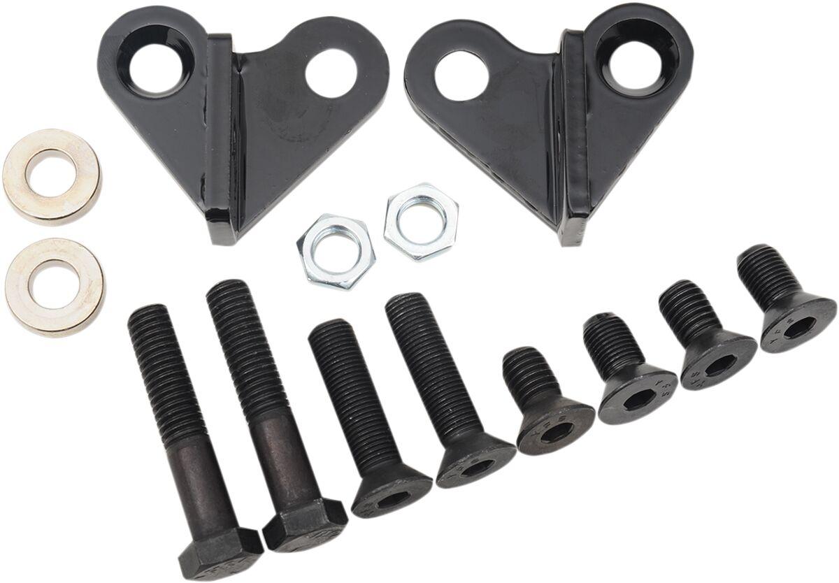 B28-279 - Burly Rear Lowering Kit For Harley Davidson FLHR 1340 1997-1998 Rear Lowers 25.40 mm (1.00") - Black